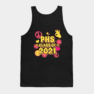 Parkville High School Peace and Love Class of 2021 Tank Top